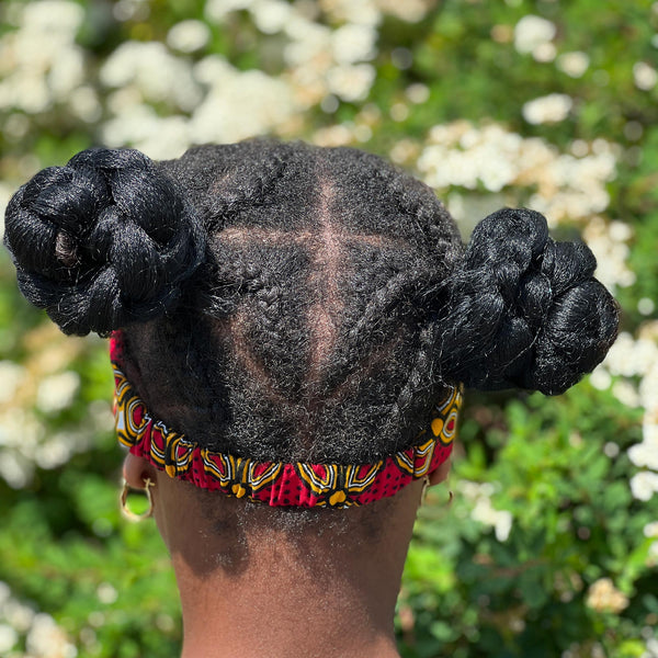 Diadema con estampado africano - Niños - Accesorios para el cabello - Estampados royal rojos