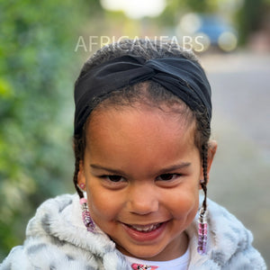 Diadema estampado africano - Niños - Accesorios Pelo - Negro