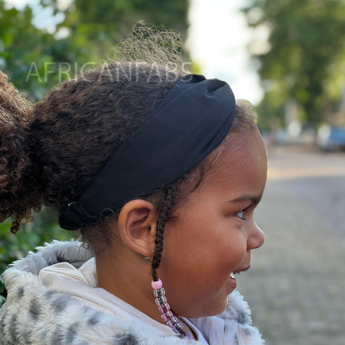 Diadema estampado africano - Niños - Accesorios Pelo - Negro