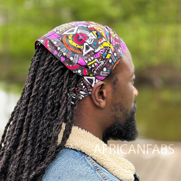 Diadema estampado africano - Unisex Adultos - Accesorios para el cabello - Rosa multicolor