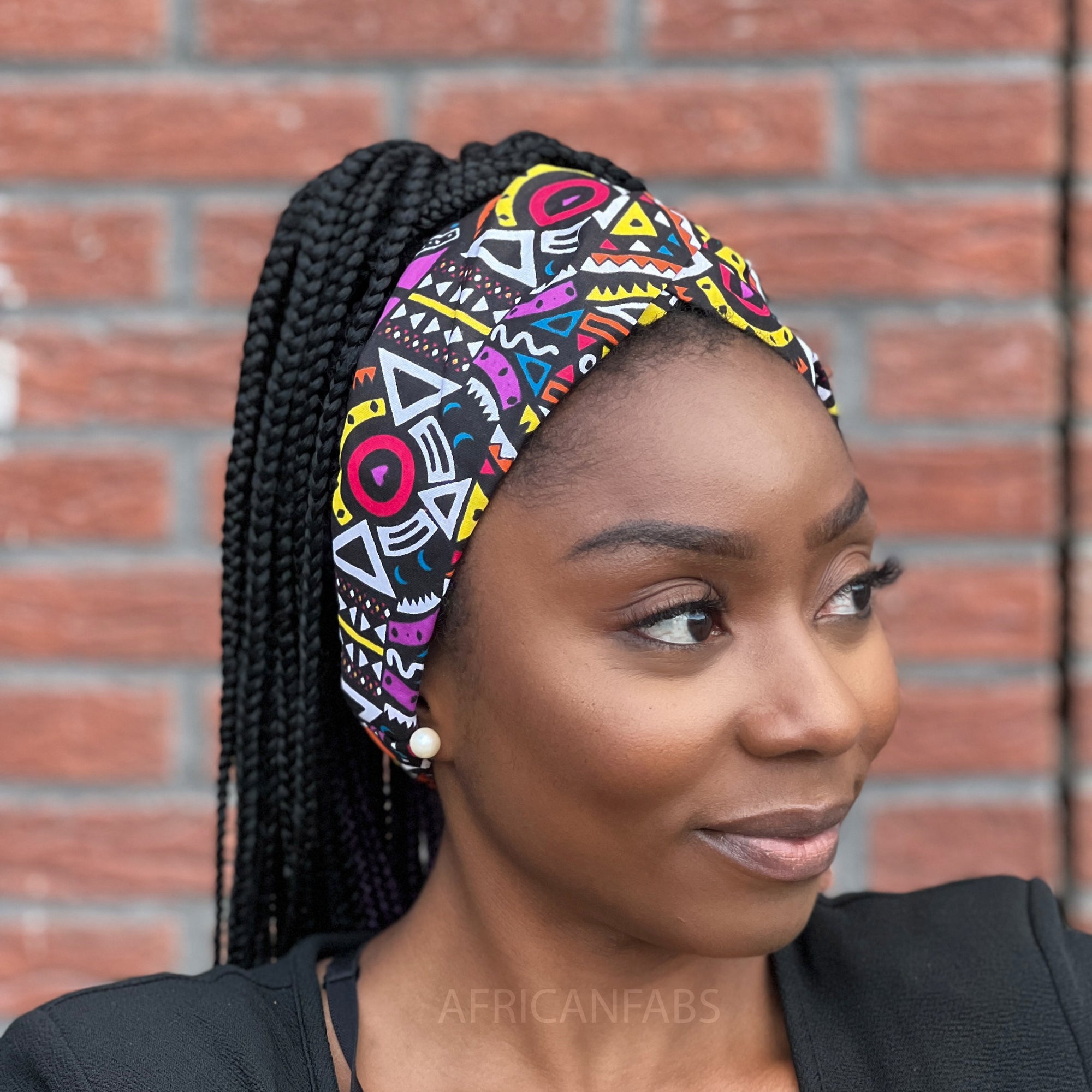 Diadema estampado africano (ajuste más holgado) - Adultos - Accesorios para el cabello - muitle color