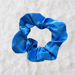 Scrunchie Satin - Accesorios para el Cabello Adultos - Azul