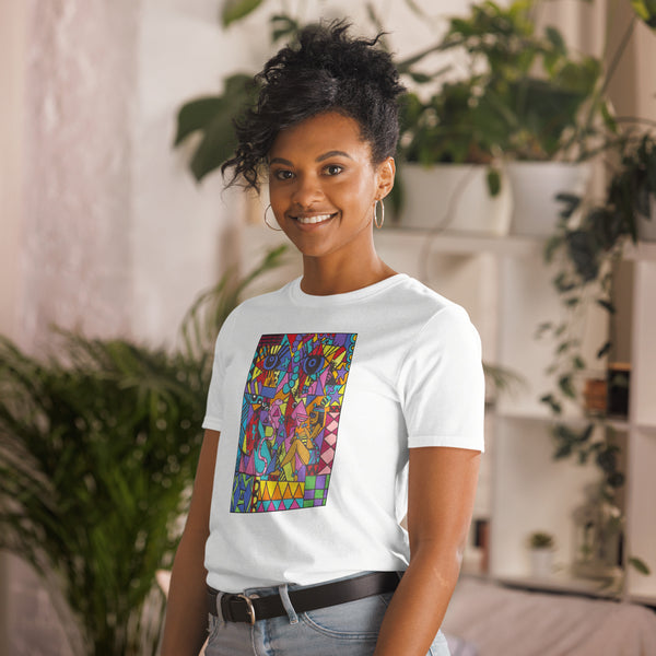 Camiseta Unisex - SUPPORT A CHARITY - Arte de Sudáfrica SA01 (Múltiples colores)